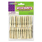 Creativity Street Wood Spring Clothespins 3.38 Length Natural 50/pack - School Supplies - Creativity Street®