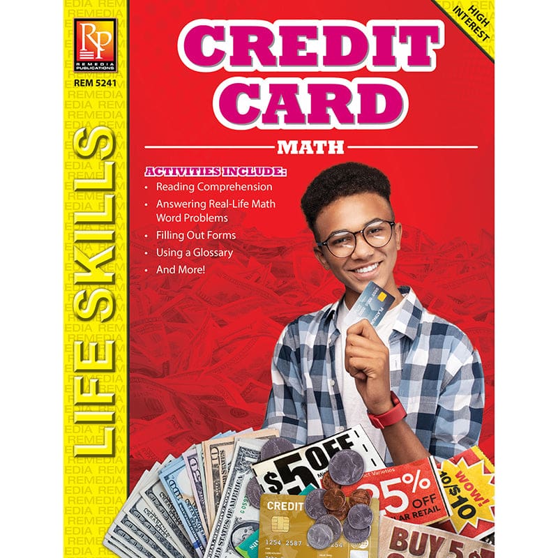 Credit Card Math (Pack of 6) - Activity Books - Remedia Publications