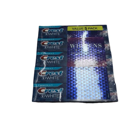 Crest 3D White Radiant Mint Whitening Toothpaste, 5 pk./5.4 oz. - ShelHealth.Com