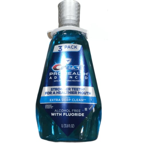Crest Pro-Health Advanced Mouthwash with Extra Deep Clean Fresh Mint - 33.8 oz. - ShelHealth.Com