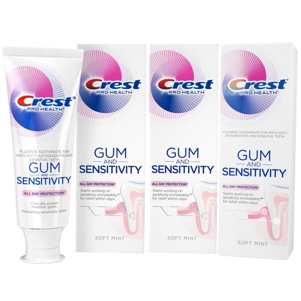 Crest Pro-Health Gum and Sensitivity Sensitive Toothpaste (4.1 oz. 3 pk.) - Oral Care - Crest Pro-Health