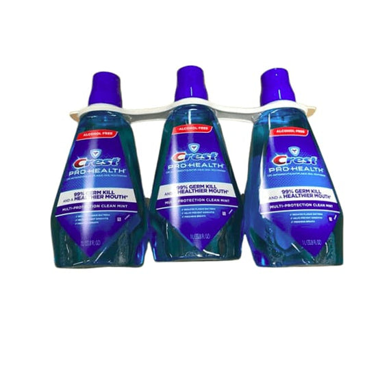 Crest Pro-Health Multi-Protection Clean Mint Mouthwash, 3 pk./1L - ShelHealth.Com