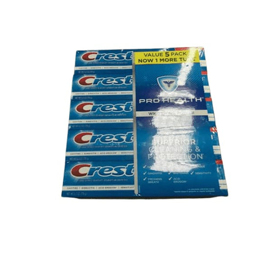 Crest Pro-Health Whitening Power Toothpaste, 5 pk./6 oz. - ShelHealth.Com