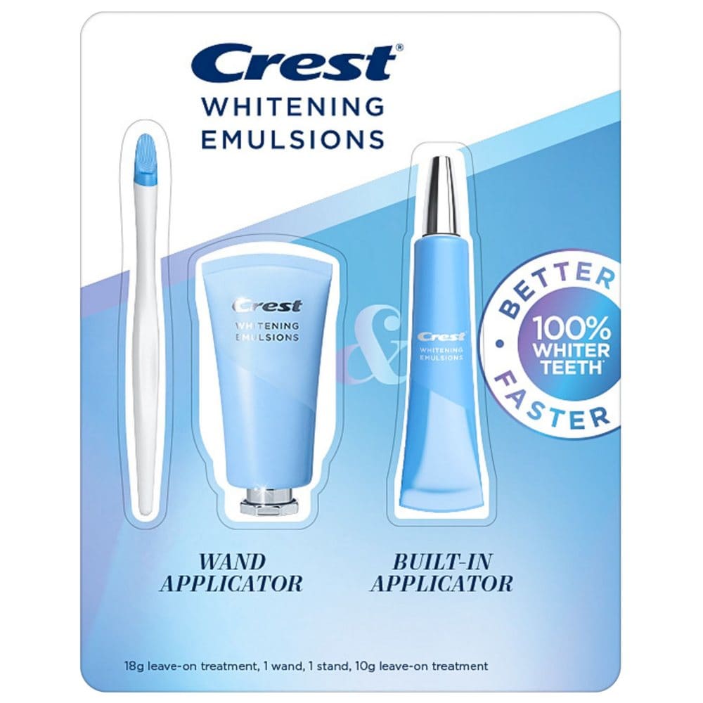 Crest Whitening Emulsions Teeth Whitening Treatment Kit - Oral Care - Crest Whitening
