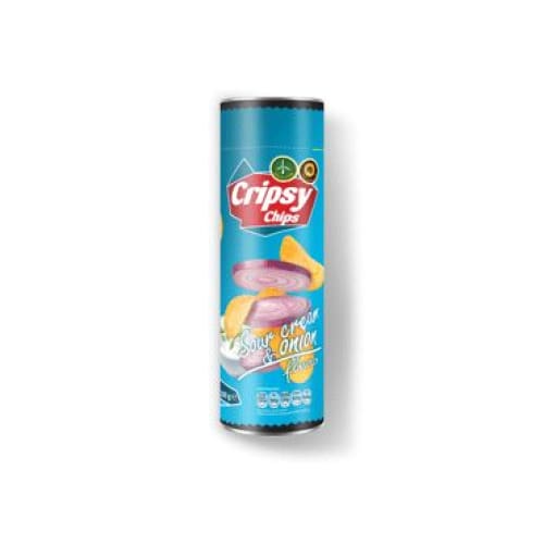 CRIPSY CHIPS Sourcream & Onion Flavors Potato Chips 3.53 oz. (100 g.) - Cripsy Chips