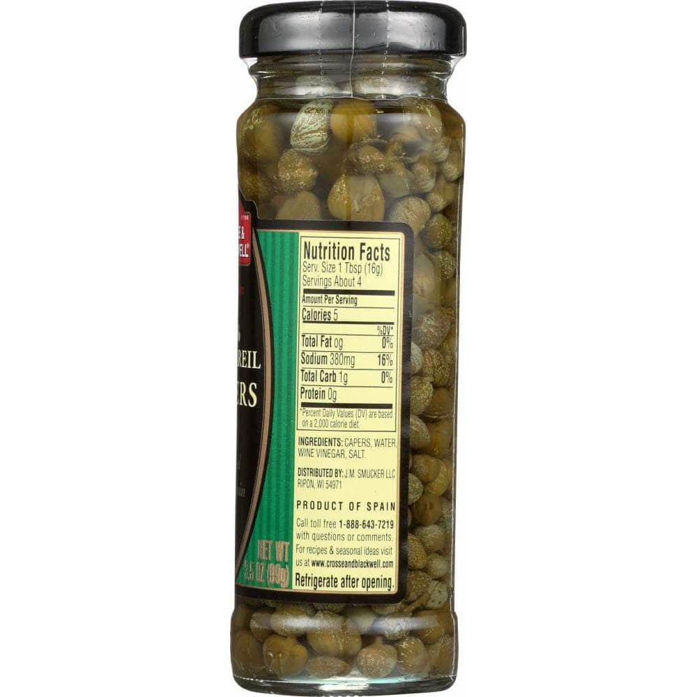 CROSSE & BLACKWELL Crosse & Blackwell 100% Non-Pareil Capers, 3.5 Oz