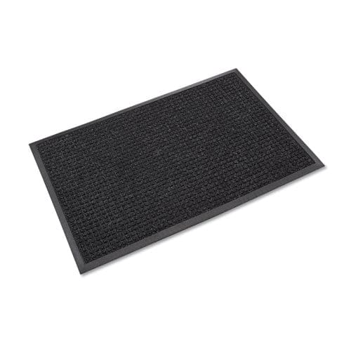 Crown Super-soaker Wiper Mat With Gripper Bottom Polypropylene 36 X 120 Charcoal - Janitorial & Sanitation - Crown