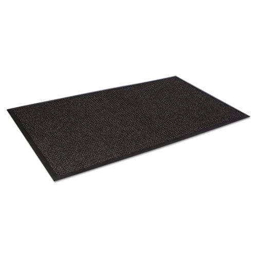 Crown Super-soaker Wiper Mat With Gripper Bottom Polypropylene 46 X 72 Charcoal - Janitorial & Sanitation - Crown