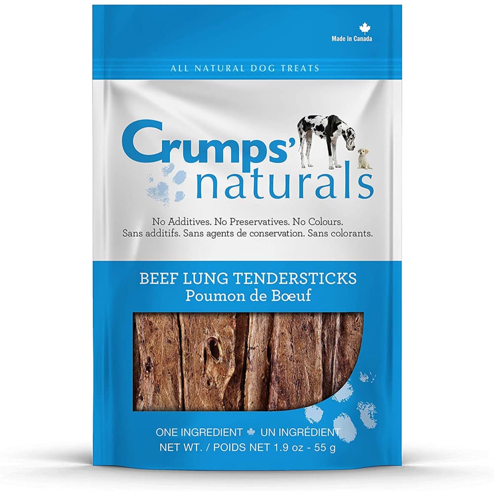 Crumps Natural Beef Tenderstick 1.9 oz (55g) (100% Beef Lung) - Pet Supplies - Crumps Natural