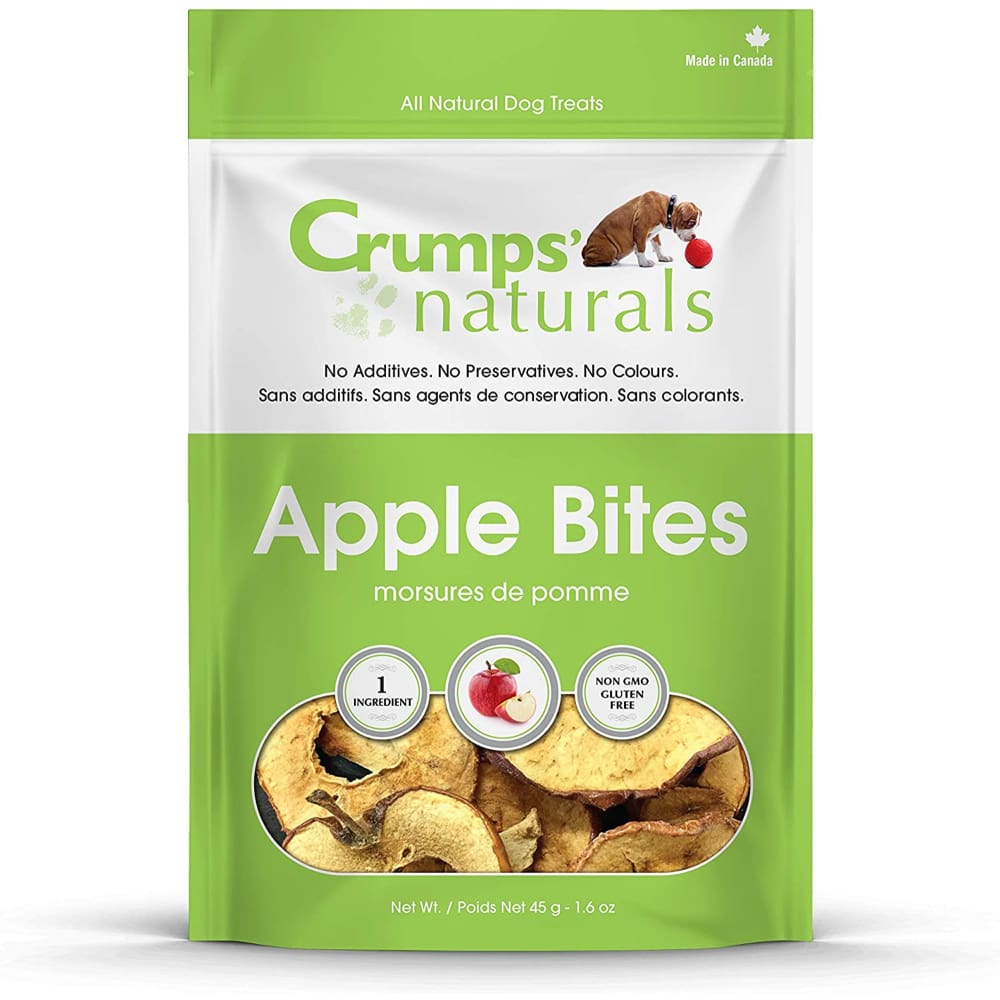 Crumps Natural Dog Apple Bites 1.6oz (45g) - Pet Supplies - Crumps Natural