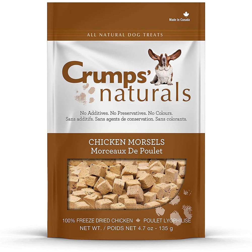 Crumps Naturals Dog Chicken Morsels 4.7 oz (135g) - Pet Supplies - Crumps Natural