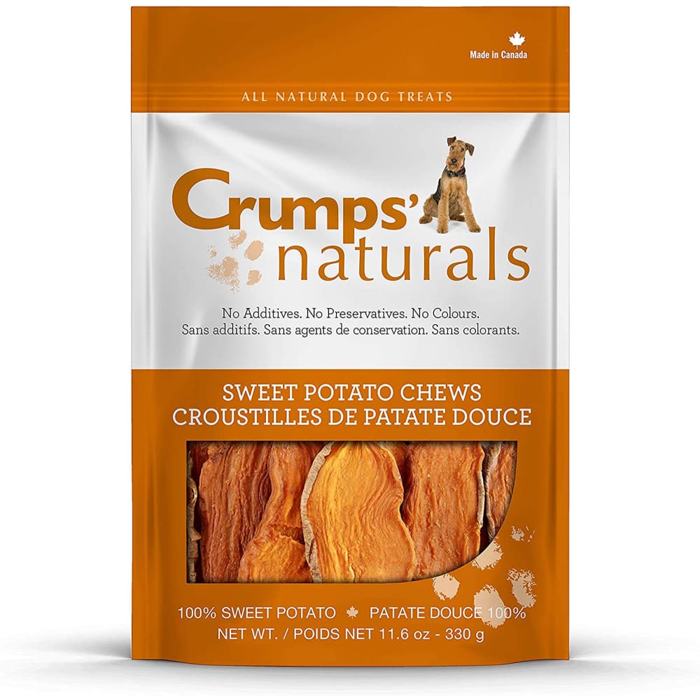 Crumps Naturals Dog Sweet Potato Chews 11.6 oz(330g) - Pet Supplies - Crumps Natural