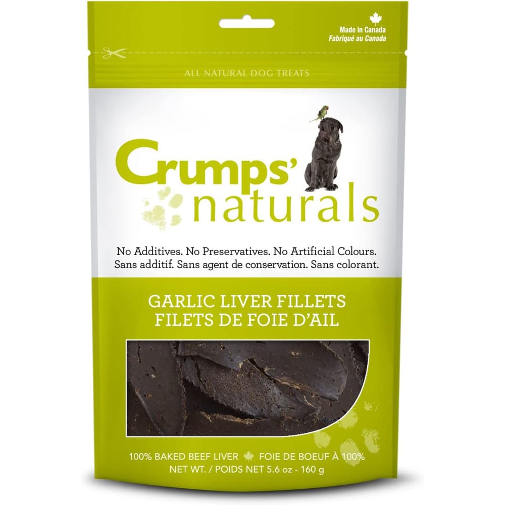 Crumps Naturals Garlic Liver Dog Treats 5.6oz DOG TREAT - Pet Supplies - Crumps Natural
