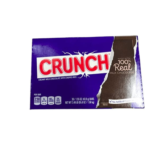 Crunch Chocolate Candy Bars, Single 1.55 Oz Bars (Pack of 36) - ShelHealth.Com