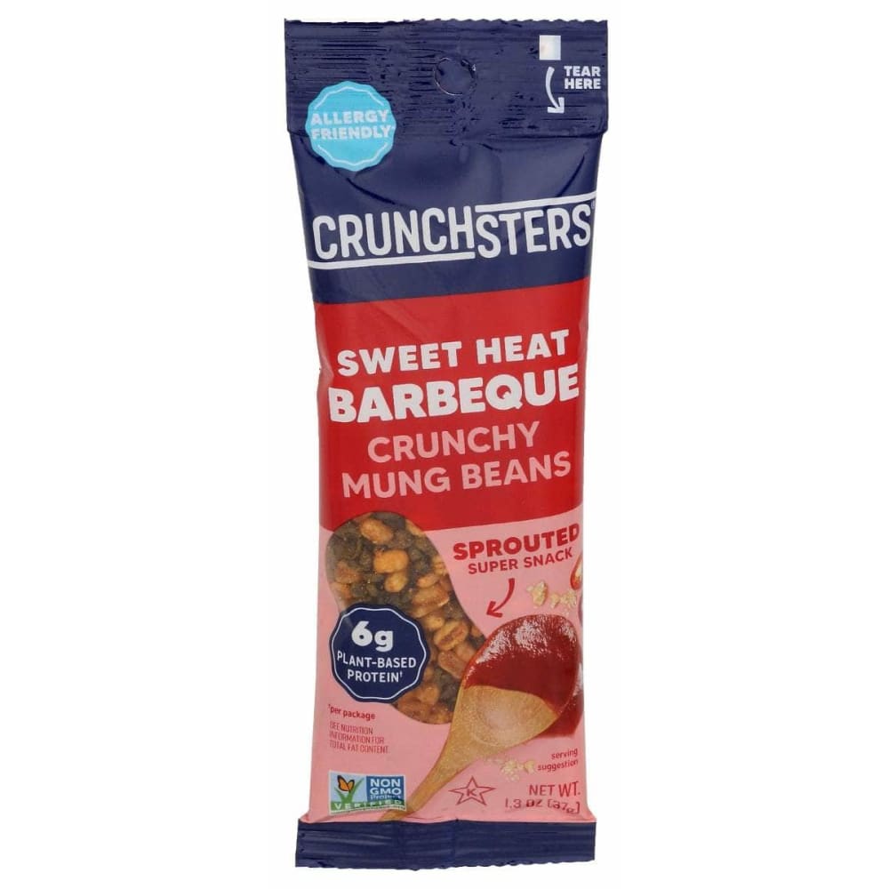 CRUNCHSTERS Grocery > Snacks CRUNCHSTERS: Sweet Heat Barbeque Crunchy Mung Beans, 1.3 oz
