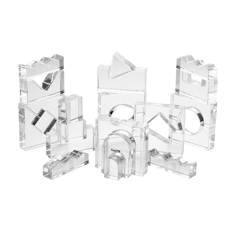 Crystal Acrylic Block Set Set Of 25 - Blocks & Construction Play - Learning Advantage