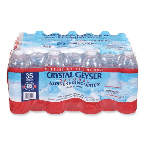 Crystal Geyser Natural Alpine Spring Water 16.9 Oz Bottle 35/carton - Food Service - Crystal Geyser®