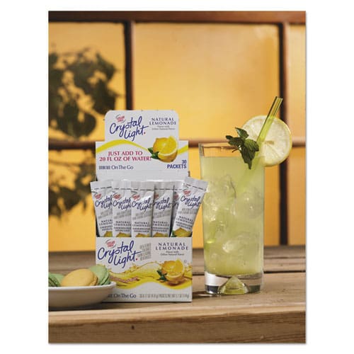 Crystal Light Flavored Drink Mix Lemonade 30.17oz Packets/box - Food Service - Crystal Light®