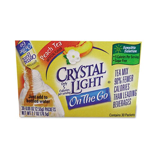 Crystal Light Flavored Drink Mix Peach Tea 30.09oz Packets/box - Food Service - Crystal Light®