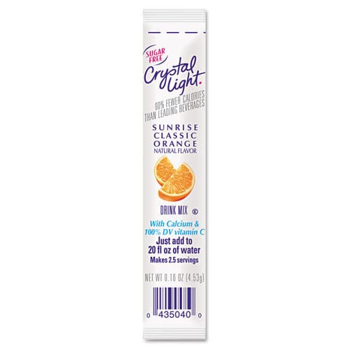 Crystal Light On The Go Sunrise Orange.16oz Packets 30/box - Food Service - Crystal Light®
