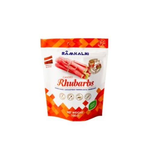 Crystallized Rhubarb (Box) 3.53 oz. (100 g.) - RAMKALNI