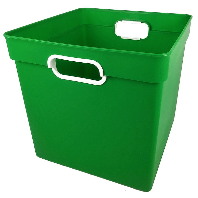 Cube Bin Green (Pack of 6) - Storage Containers - Romanoff Products