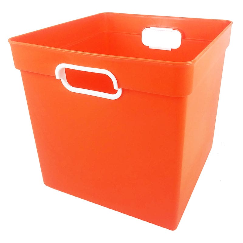 Cube Bin Orange (Pack of 6) - Storage Containers - Romanoff Products