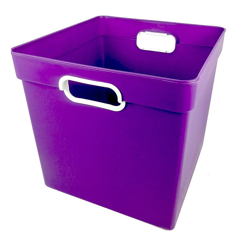 Cube Bin Purple (Pack of 6) - Storage Containers - Romanoff Products