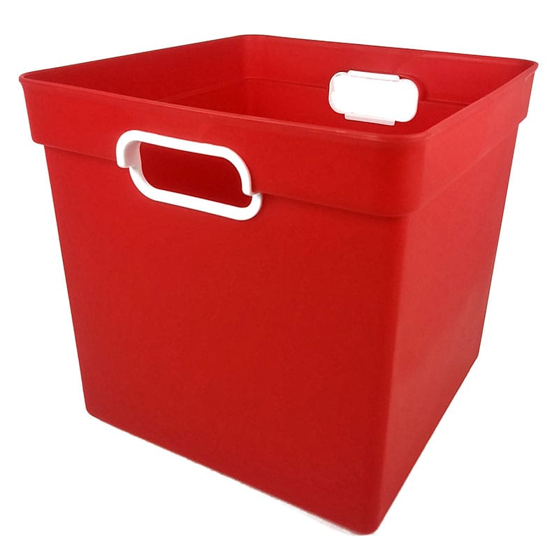 Cube Bin Red (Pack of 6) - Storage Containers - Romanoff Products