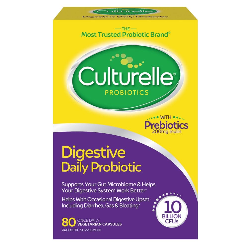 Culturelle Daily Probiotic Supplement Capsules (80 ct.) - Probiotics & Fiber - Culturelle Daily
