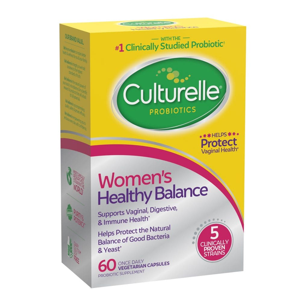 Culturelle Women’s Healthy Balance (60 ct.) - Probiotics & Fiber - Culturelle Women’s