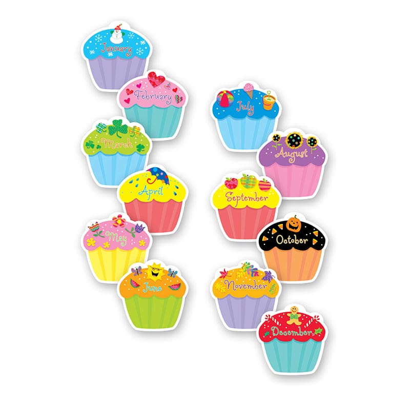 Cupcakes Designer Cut Outs (Pack of 6) - Accents - Creative Teaching Press