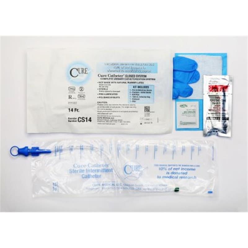 Cure Medical Cure Catheter Closed System Kit 14F (Pack of 4) - Item Detail - Cure Medical