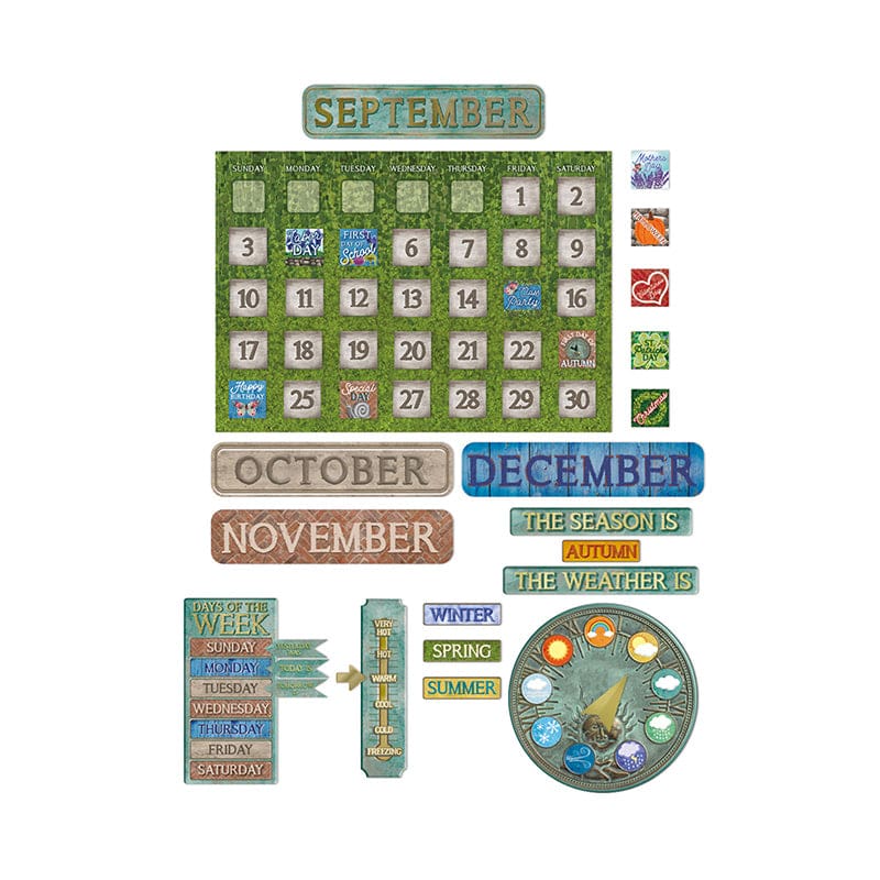 Curiosity Garden Calendar Bb Set (Pack of 2) - Calendars - Eureka