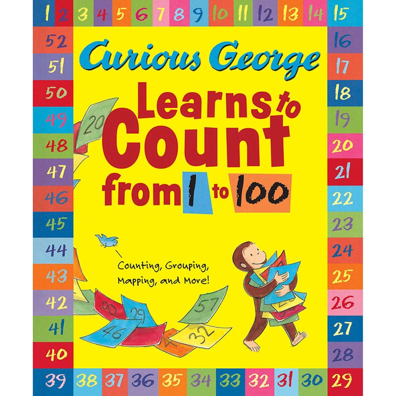 Curious George Learns To Count From 1 To 100 Big Book - Big Books - Harper Collins Publishers