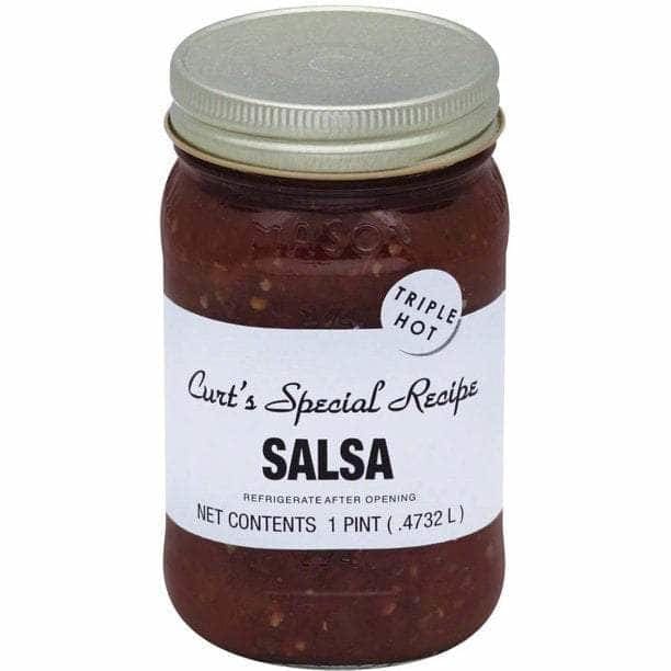 CURTS SALSA Grocery > Salsas CURTS SALSA: Triple Hot Salsa, 16 fo
