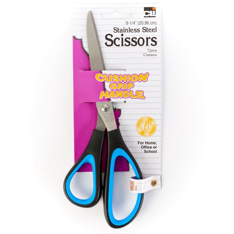 Cushion Grip Scissor 8 1/4In Bent (Pack of 12) - Scissors - Charles Leonard