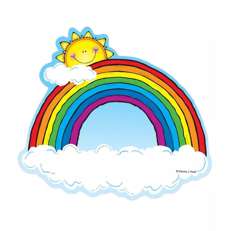 Cut Outs Rainbows (Pack of 8) - Accents - Carson Dellosa Education