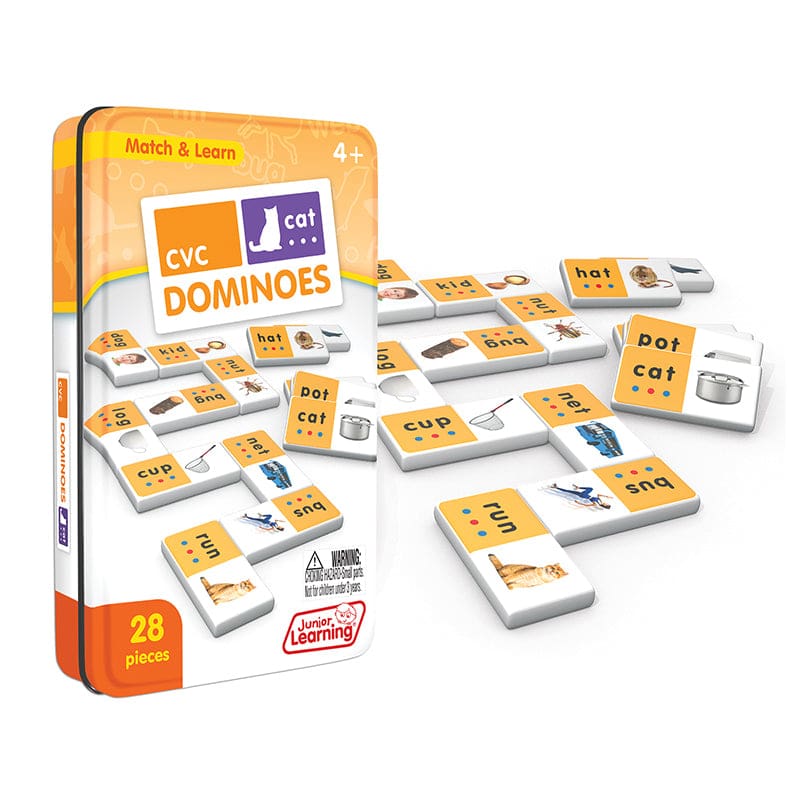 Cvc Match & Learn Dominoes (Pack of 6) - Dominoes - Junior Learning