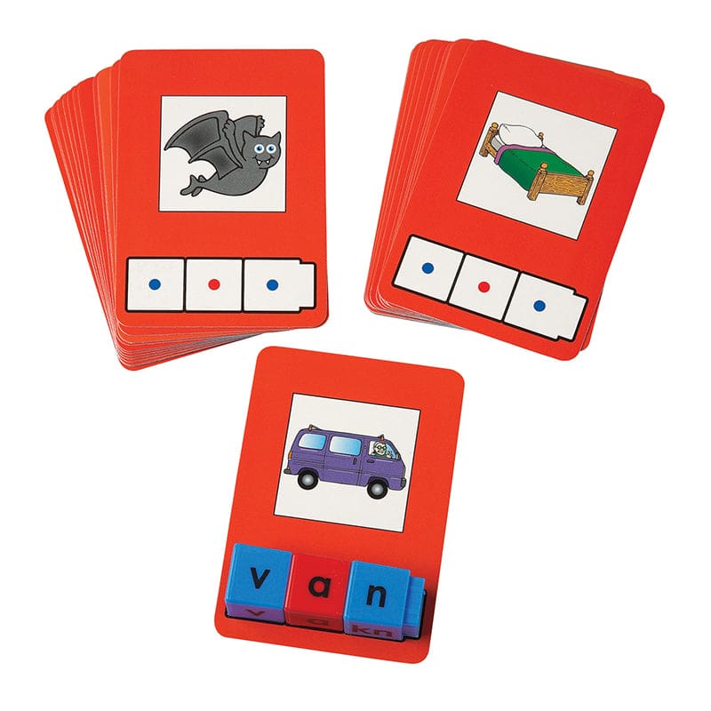 Cvc Word Building Cards 24 Cards (Pack of 6) - Word Skills - Didax