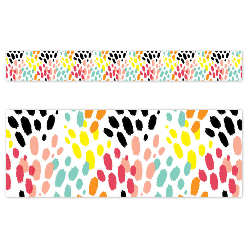 Messy Tracks Jungle Friends Border (Pack of 8)