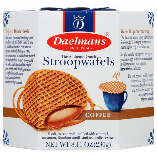 DAELMANS DAELMANS Stroopwafels Coffee Hex, 8.11 oz