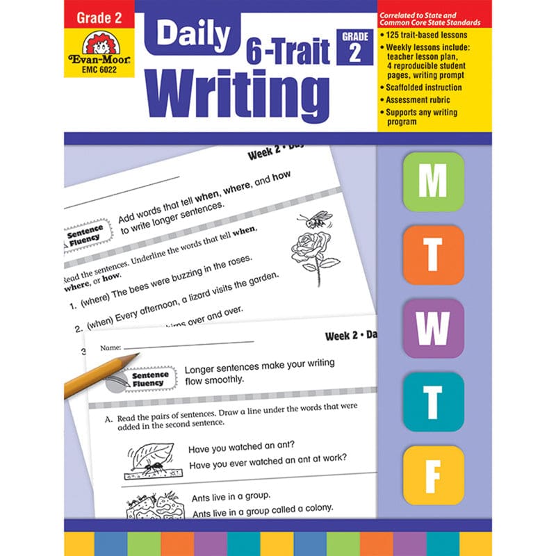 Daily 6 Trait Writing Gr 2 - Writing Skills - Evan-moor