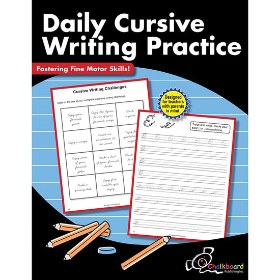Daily Cursive Practice (Pack of 6) | ShelHealth