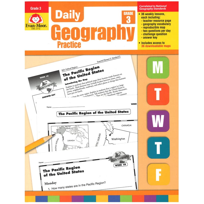 Daily Geography Practice Gr 3 - Geography - Evan-moor