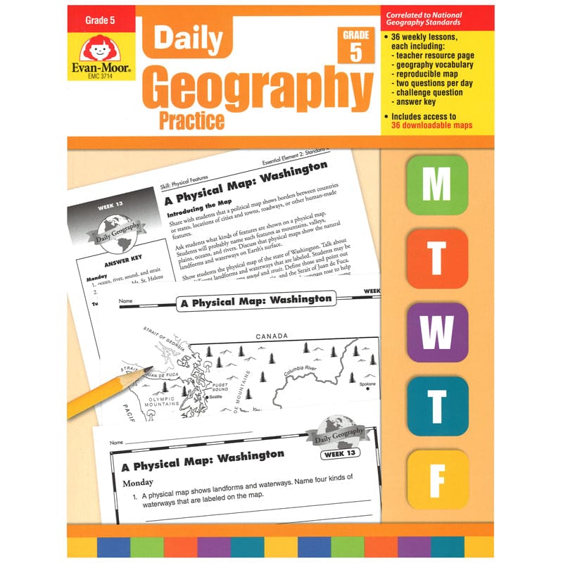 Daily Geography Practice Gr 5 - Geography - Evan-moor