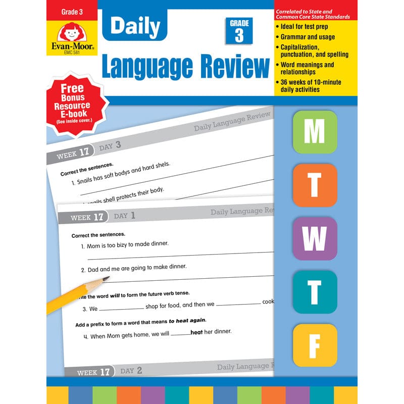 Daily Language Review Gr 3 - Language Skills - Evan-moor
