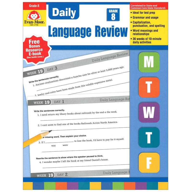 Daily Language Review Gr 8 - Language Skills - Evan-moor