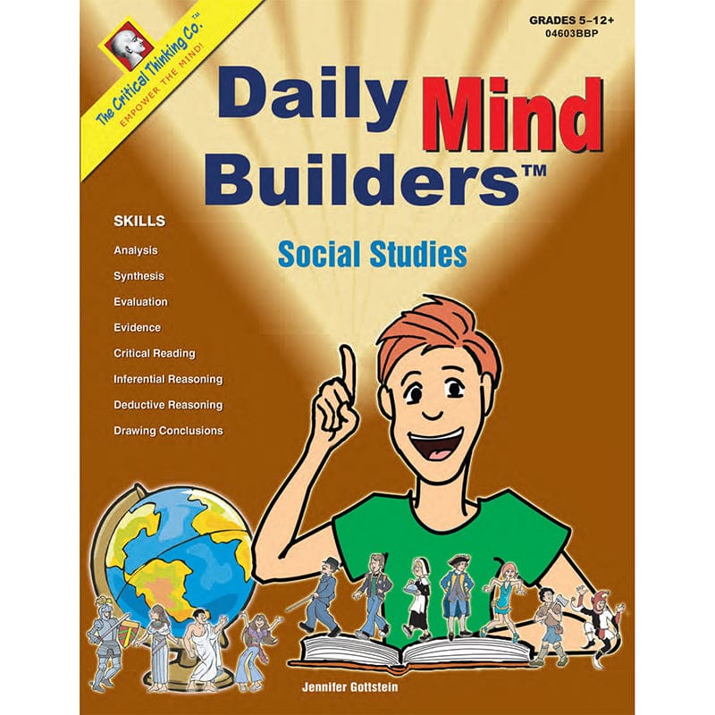 Daily Mind Builders Social Studies Gr 5-12 (Pack of 2) - Books - Critical Thinking Co.