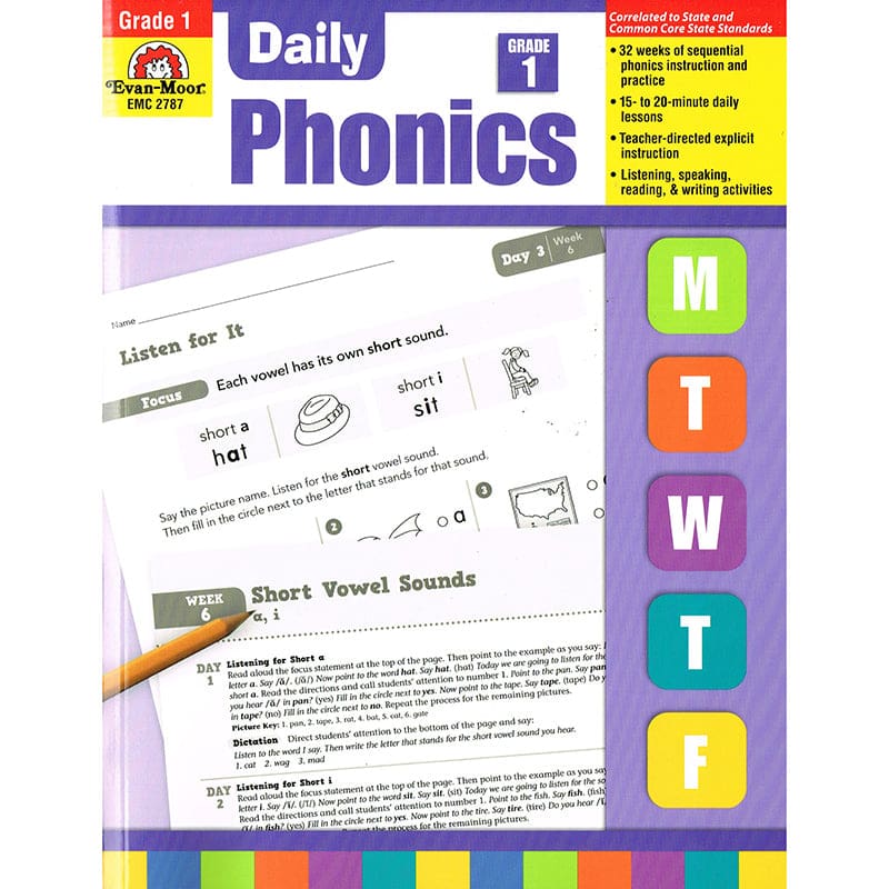 Daily Phonics Practice Gr 1 - Phonics - Evan-moor